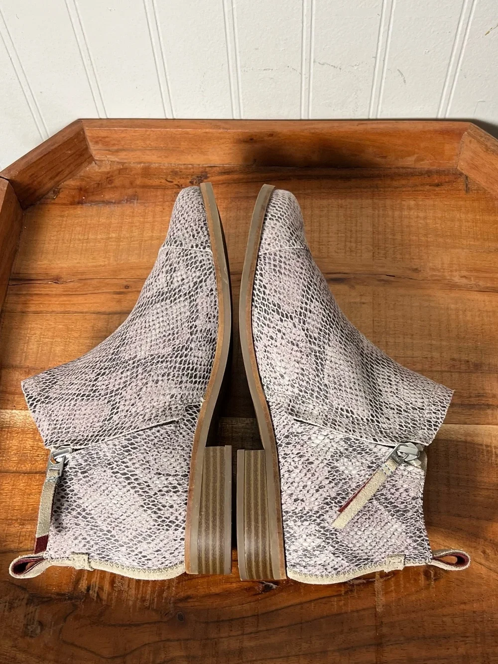 Women’s 7 Toms Snake Skin Reese Booties